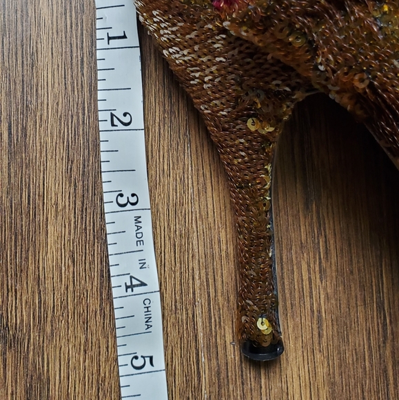 N°21 Sequin Peep-Toe Mules Size 39 US 8.5 - Picture 5 of 6